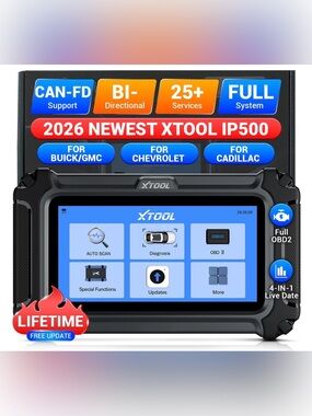 XTOOL IP500 For GM All System Bidirectional Car OBD2 Scanner Diagnostic Tool ABS